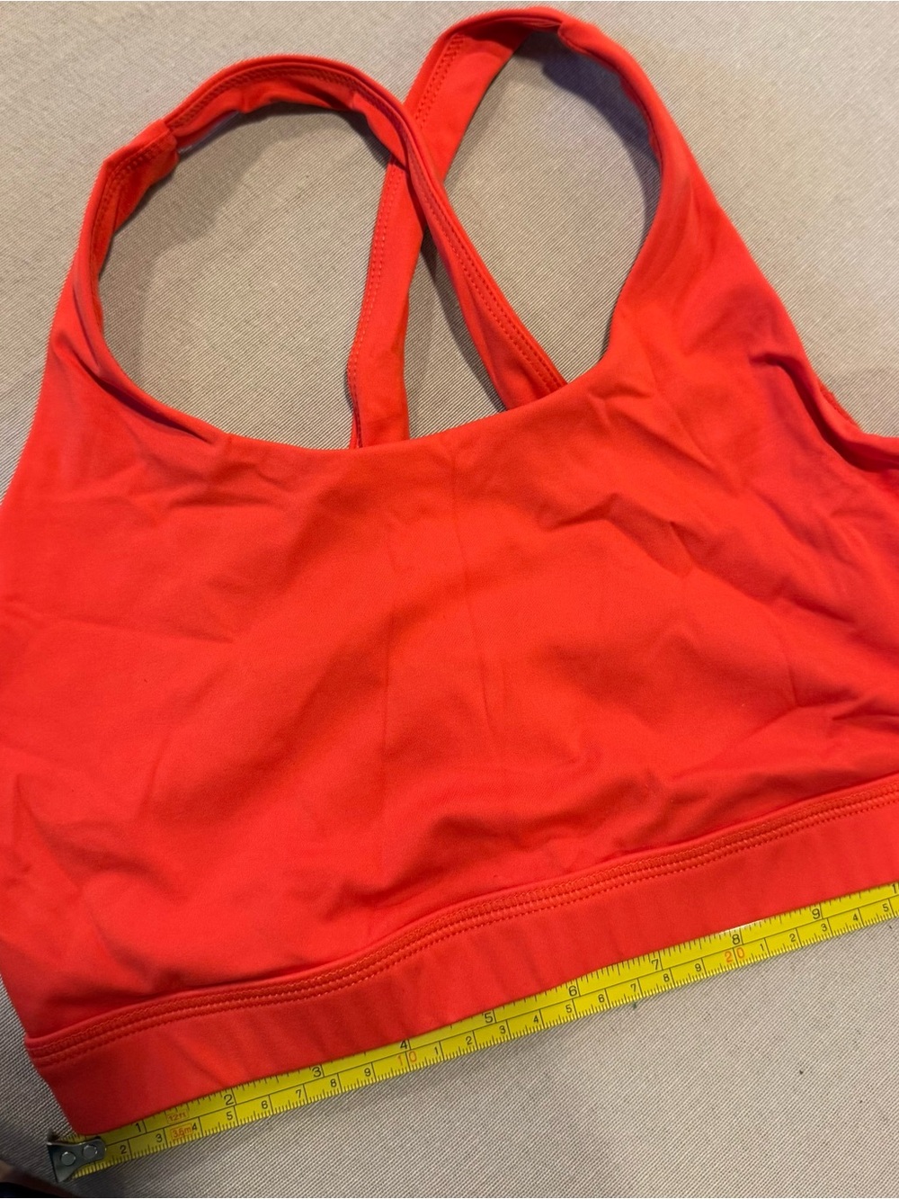 Born Primitive Coral-Red Racerback Sports Bra